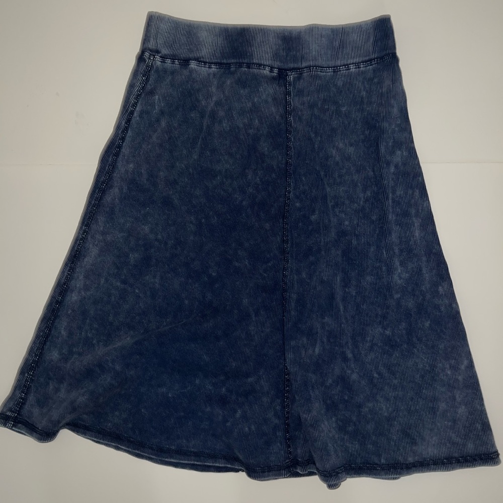 girls flowy denim skirt